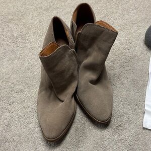 Lucky Brand Taupe Ankle Booties
